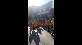 Halloween parade, costumes in Athens, Greece