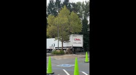 Semi-Truck Driver Has a Bad Day
