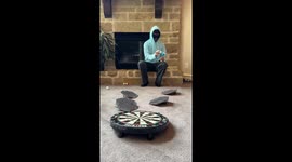 4 Tile 1 Dart Ping Pong Bounce Trick Shot