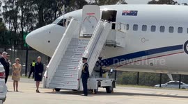 King Charles and Queen Camilla board plane marking end to Australia visit