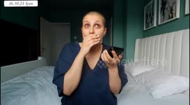 Woman filmed the moment she told her family she was cancer free