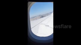 Lebanon: Plane Takes Off Amid Black Smoke Rising From Beirut Skyline