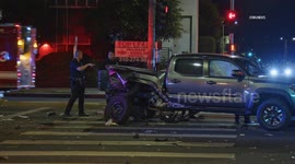 US, Los Angeles: Reseda Suspected DUI Driver Arrested After 2 Vehicle Crash