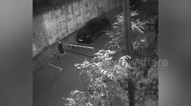 Russia: Moment Scooter Rider Crashes Into Barrier At Full Speed in Vladivostok