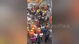 Five dead from building collapse in Bangalore, India
