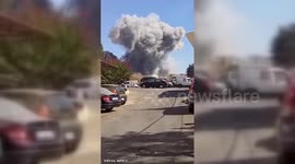Lebanon: An Israeli airstrike hits the village of Kafr Roummane in southern Lebanon