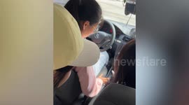 Car jumps forward when student presses accelerator too hard