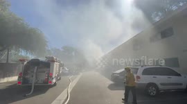 US: Blaze Erupts in Old Town Goleta, Firefighters Battle 2-Alarm Inferno