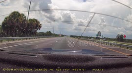 Rear End Crash Flips Truck