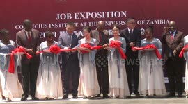 Confucius Institute hosts job expo in Zambia