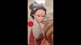 Chinese woman creates buttercream art cake