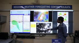 Cyclonic Storm 'Dana' Formed Over Bay Of Bengal, In Kolkata, India - 23 Oct 2024