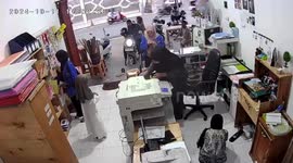 Chair Mishap in Banjarmasin
