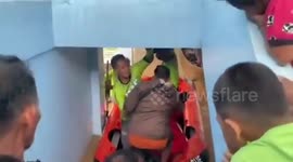 Philippine Air Force rescue stranded residents from Tropical Storm Trami flood