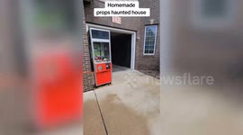 Man spends thousands building elaborate haunted house in his garage
