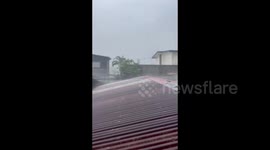 Philippines: Tropical Storm Trami, Strong Winds And Rain In Batangas