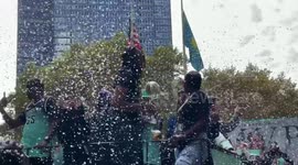 New York City throws ticker tape parade for WNBA champions New York Liberty
