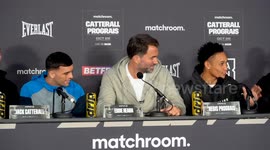 During the press conference for the Catterall vs. Prograis fight in Manchester, things took a dramatic turn when Regis Prograis revealed a voice note from Sam Jones.