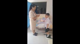 Child’s birthday surprise ends in laughter as cake topples in Kanchanaburi