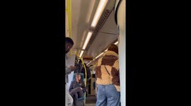 Funny Train Announcement - Lady Screaming at Passengers to get off at Stockport to get to Manchester airport