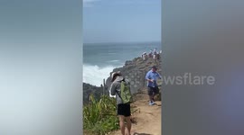 Tourist killed while taking selfies at notorious Bali social media spot Angel's Billabong