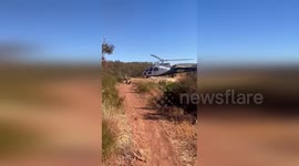 US: Helicopter Crew Saves Injured Biker in High-Stakes Operation in El Dorado County