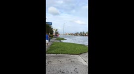 Flooding in Tampa Caused by Hurricane Milton