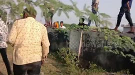 Snake catcher rescued a 12-foot-long python in India