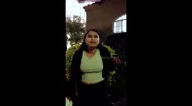 Young Woman Screams Obscenities At Neighbor