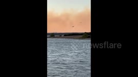 US: Rush Fire Breaks Out Near Wichita Mountains Wildlife Refuge In Oklahoma