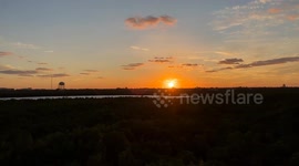 Bright Sunset at Nature Center