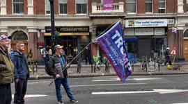 Thousands of far-right protesters gathered in London