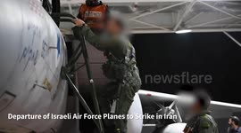 Israel: Israeli Air Force planes departing for the precise strike in Iran