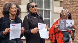 Friends and families of those who died after police contact march to Downing Street after Chris Kaba verdict was delivered this week