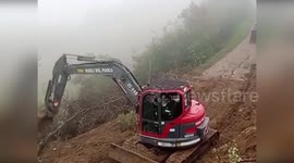 Storm debris cleared from roads in Emilia Romagna, Italy