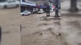Iran: Flooding and inundation of Nowshahr and Chalus streets
