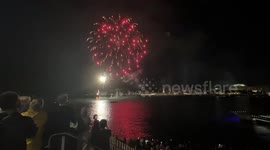 Wellington sets off fireworks to celebrate Diwali