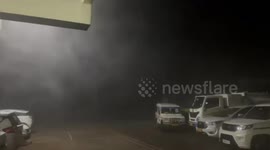 India: Cyclone Dana in Bhadrak, India