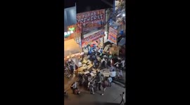 Stampede like situation after Fire breaks out at illegal cracker shop in Hyderabad, women injured