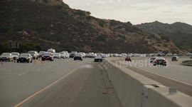 US, Los Angeles: Simi Valley Double Fatal Crash on 118 Freeway
