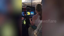 Dad who wanted to be a pilot builds incredible simulator - in his spare room