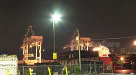 Canada: Unionized port workers call for 24-hour strike at Port of Montreal - General Port of Montreal Archive Footage