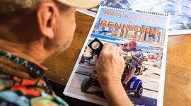 Pensioner makes hilarious calendar featuring mobility scooters