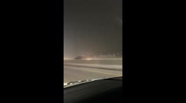 Smog shrouds highway in Lahore as city is named world's most polluted
