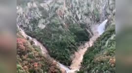 Italy: Search for Missing Man in Nuxis Intensifies: Firefighters Deploy Helicopters and Drones