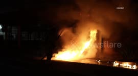 US, Bakersfield: Bakersfield Vehicle Fire