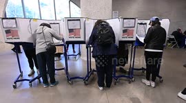 US: Early Voting On Day Three In New York City