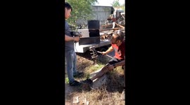 Shock absorber mishap in Acaponeta, Mexico