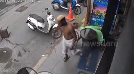Drunk tourist attacks cannabis shop in Thailand