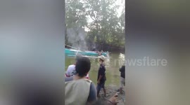 Villager, 42, found dead in river after being attacked by crocodile while opening fish pond gate